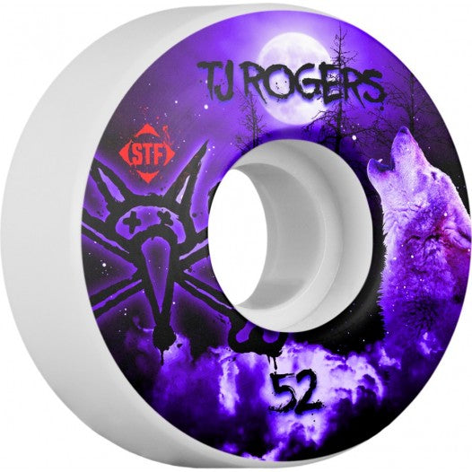 Bones Wheels® STF Pro Rogers Howl Skateboard Wheels 4pk, 52mm