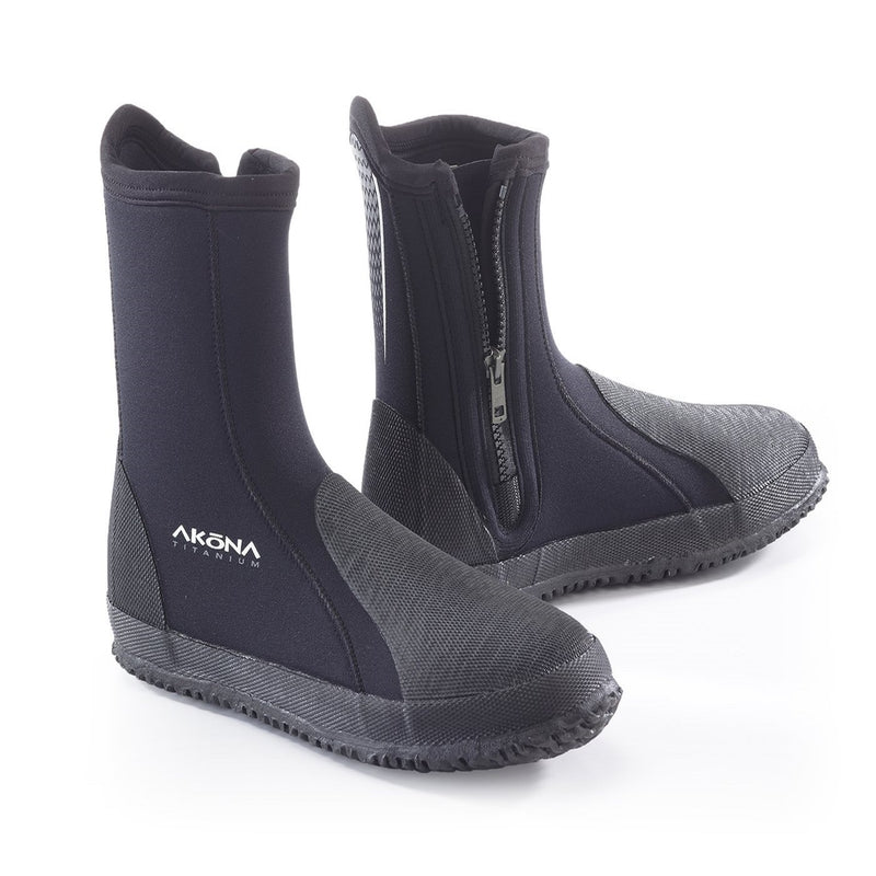 Akona 6mm Deluxe High Cut Diving Boot with Traction Sole