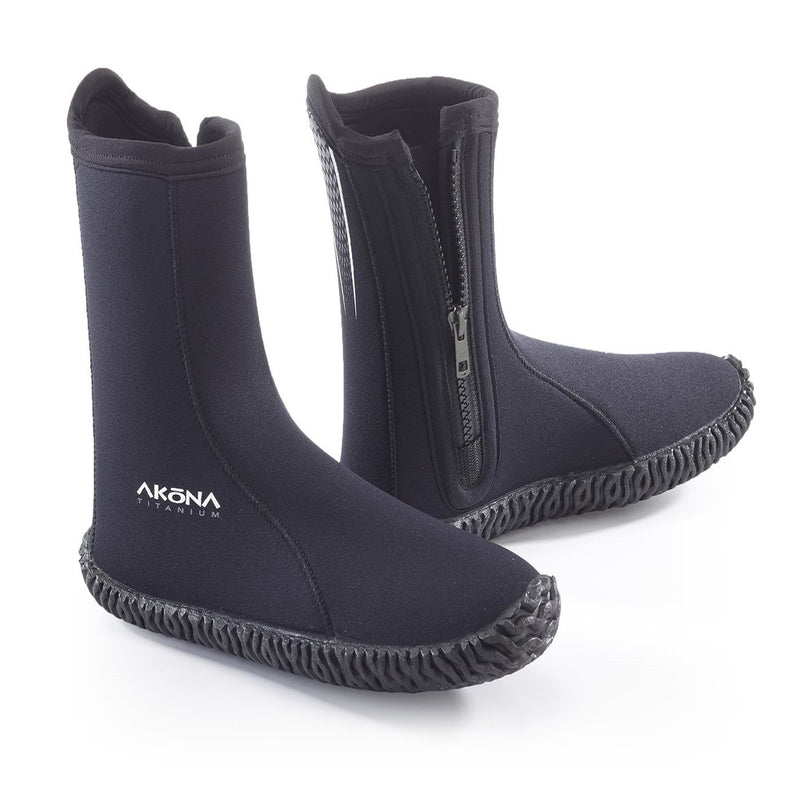 Akona High Cut Vulcanized Rubber Sole 3.5mm Water and Dive Boot
