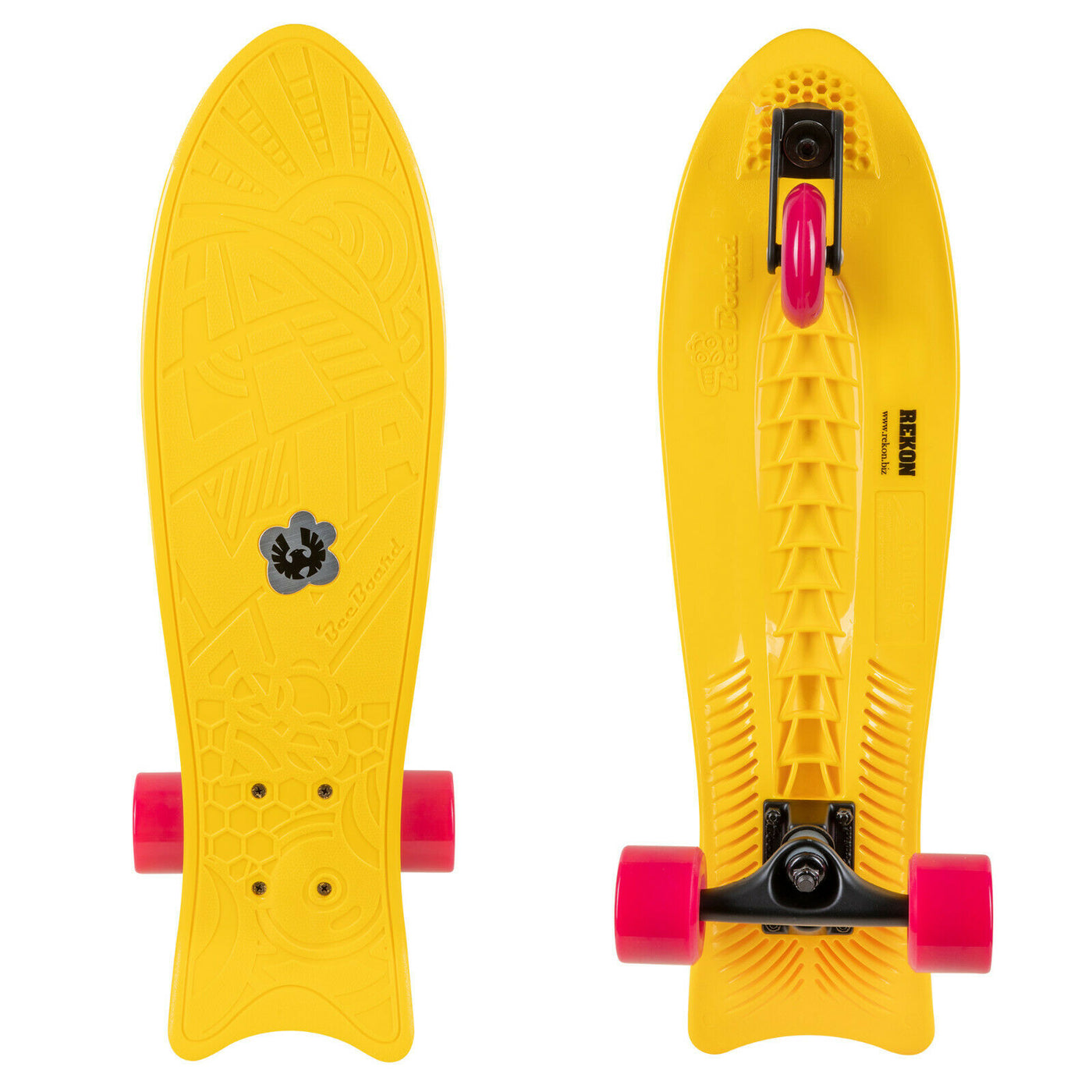 bugaboo bee skateboard Rekon 24" x 7" Bee Board Wave Skateboard with 3 Wheels – Shop709.com