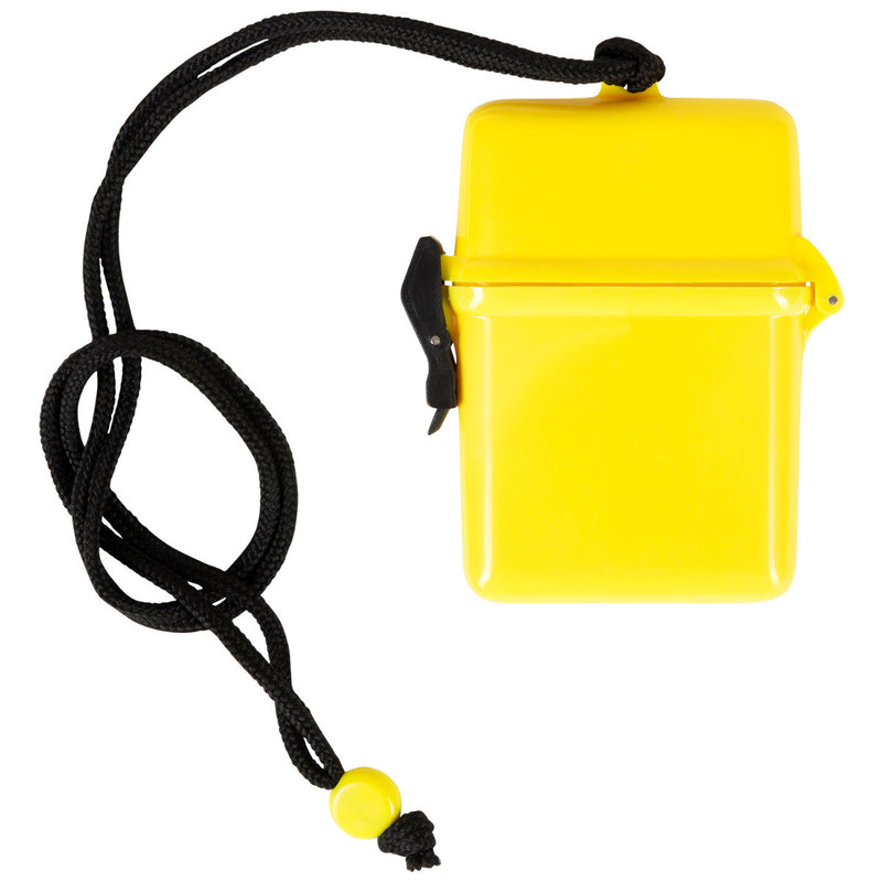 Waterproof Snap Lock Canister With Gasket Seal & Adjustable Hanging Cord