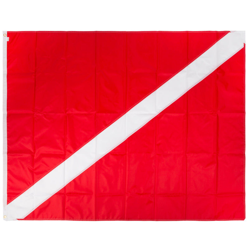 Trident 48 x 60 Inch Diver Down Flag, Multi Panel Construction