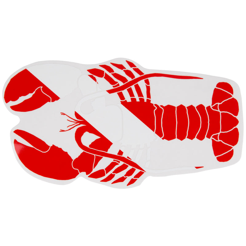 Trident Graphic Ocean Large Die Cut SCUBA Sticker: 8 x 4.3 Inch, NE Lobster