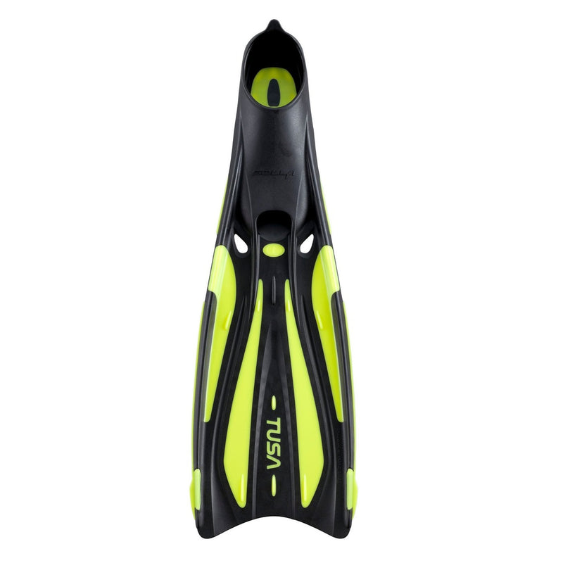 TUSA Solla Vented, Full Foot Pocket Dive Fins with Anatomic Fin Strap