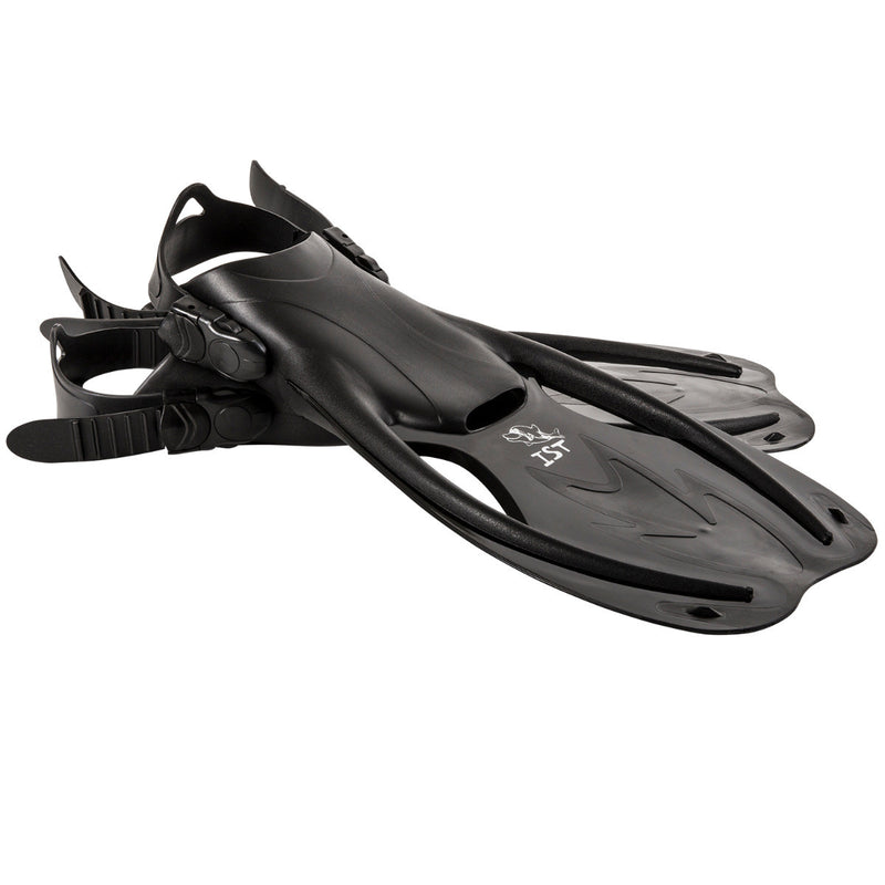 IST FK09 Swift Adjustable Kids Open Heel Fins for Diving and Snorkeling