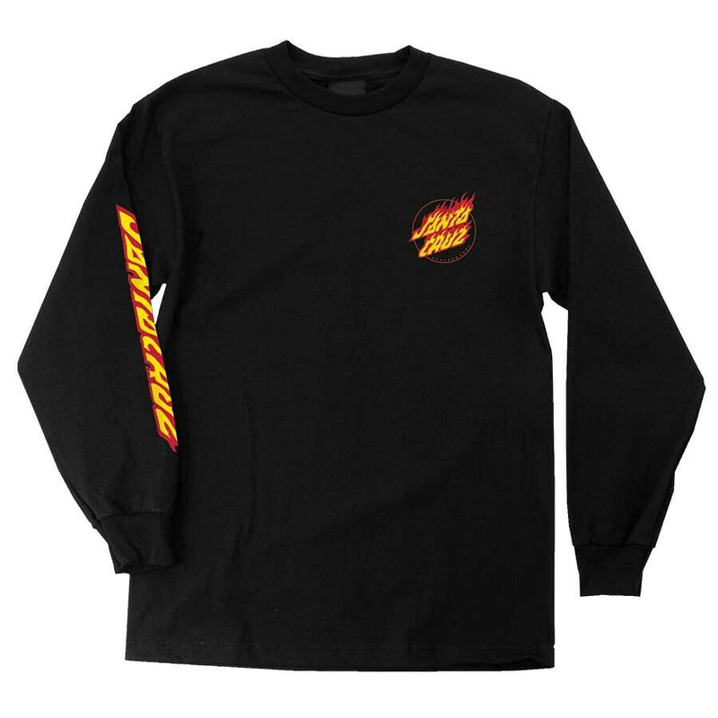 Santa Cruz Men's Flame Hand L/S T-Shirt