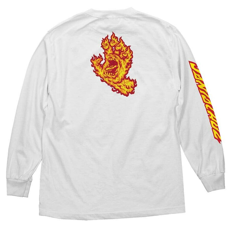Santa Cruz Men's Flame Hand L/S T-Shirt