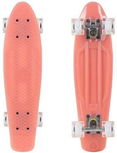 Rekon 22" Complete Glow in the Dark Mini Cruiser Plastic Skateboard