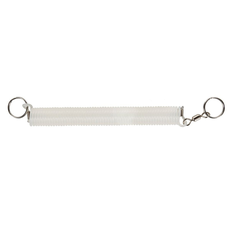 14.5 Foot Expanding Coil Lanyard with Stainless Steel Split Rings