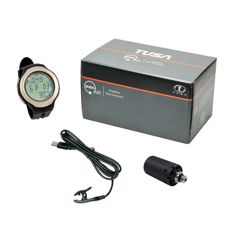 TUSA Zen Air Hoseless 3 Transmitter, 3 Mix Wristwatch Dive Computer
