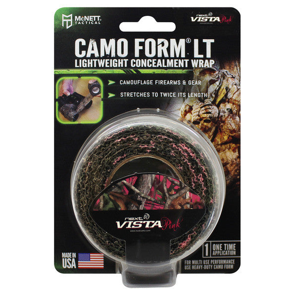 McNett Camo Form® LT Lightweight Camouflage Wrap, Vista Pink
