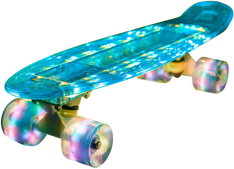 Rekon 22" Complete LED Light Up Mini Cruiser Skateboard