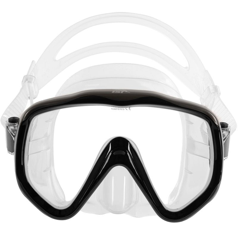 IST Venus Oversized Single Lens Tempered Glass Scuba Diving Snorkeling Mask