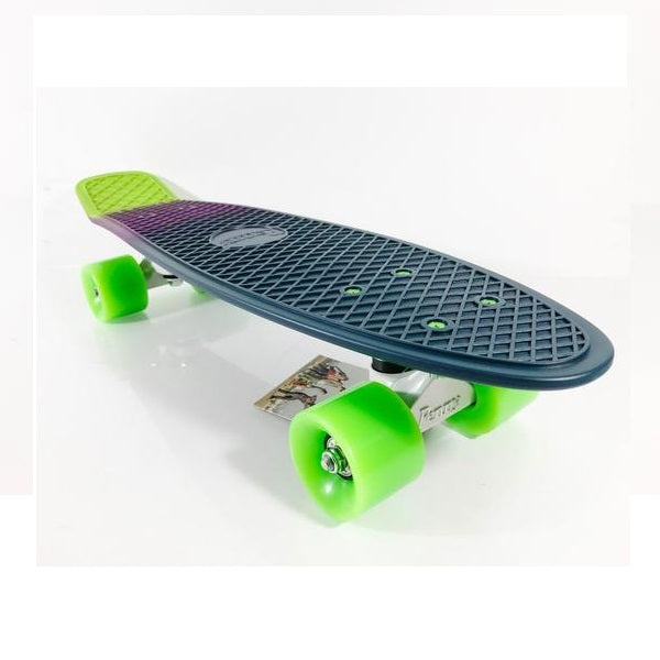 Penny 22 Inch Plastic Waffle Top Mini Cruiser: Neon Shadow