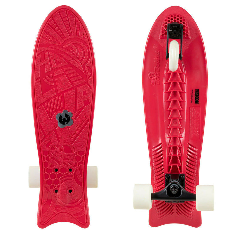 Rekon 24" x 7" Bee Board Wave Skateboard with 3 Wheels