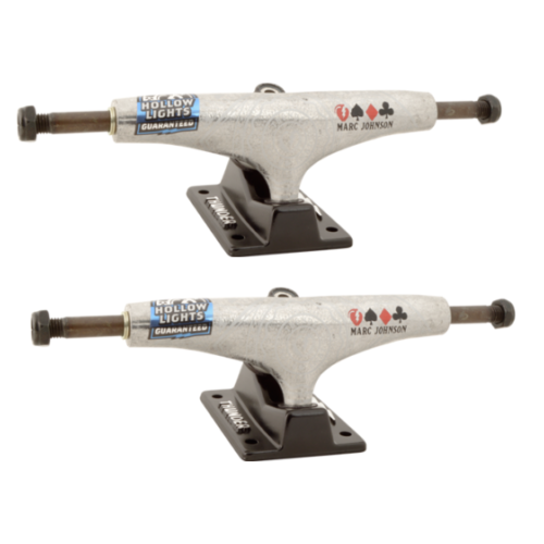 Thunder 145 HI Johnson Hollow Lights Polished Black Skateboard Trucks