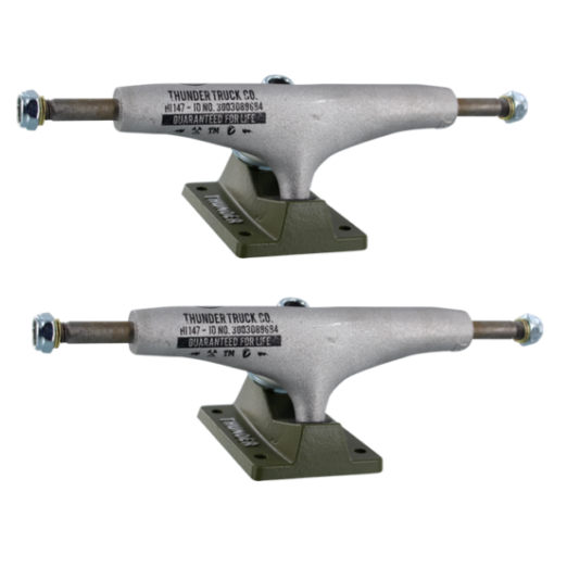 Thunder 149 HI Foundry Select Raw Army Skateboard Trucks
