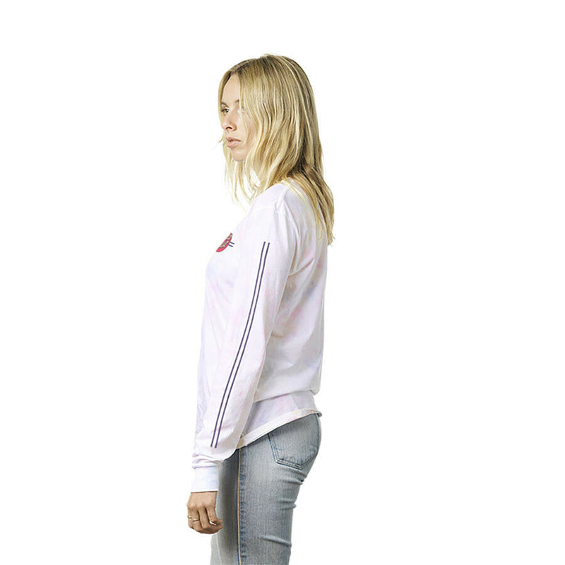 Santa Cruz Women's Other Dot Stripes L/S Relaxed Crew T-Shirt