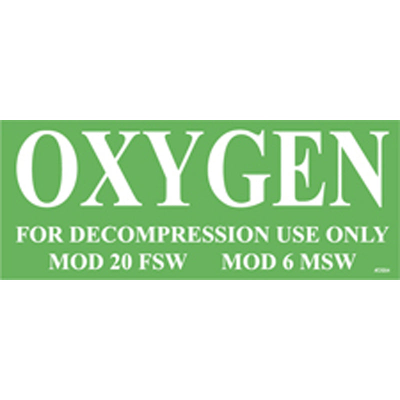 Oxygen Sticker DS54