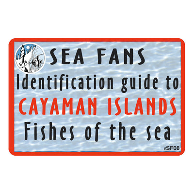 Waterproof Fish ID Fan Deck With Swiveling Snap Hook, Cayman Islands