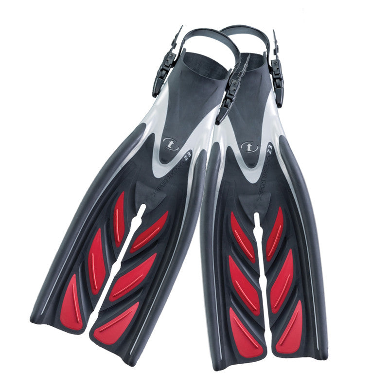 TUSA SF-15 X-Pert Zoom Z3 Open Heel Split Fin with Angled Blade