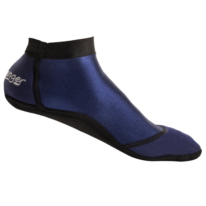 short dark blue beach socks