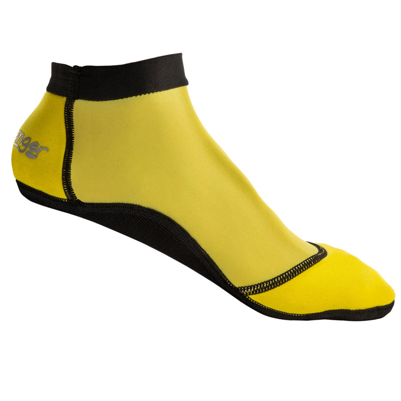 short yellow beach socks