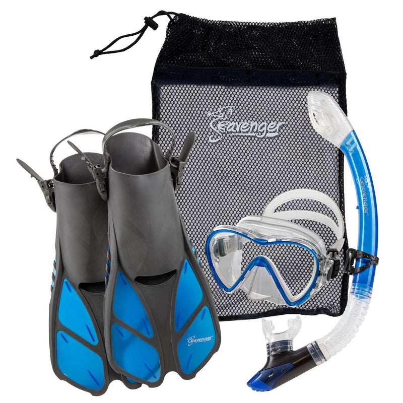blue snorkeling set