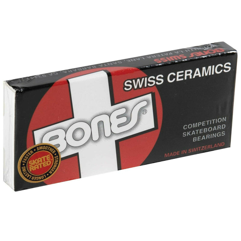 Bones Swiss Ceramics Skateboard Bearings (8-Pack)