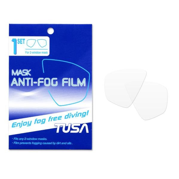 TUSA Freedom Film Anti-Fog Sheets for 2-Window Dive Mask
