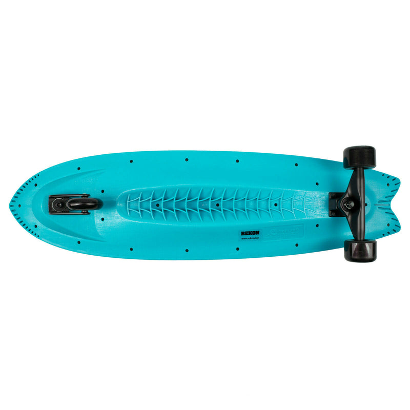 Rekon 36" x 9.5" Grip Top Surf Cruiser Skateboard with Carrying Bag