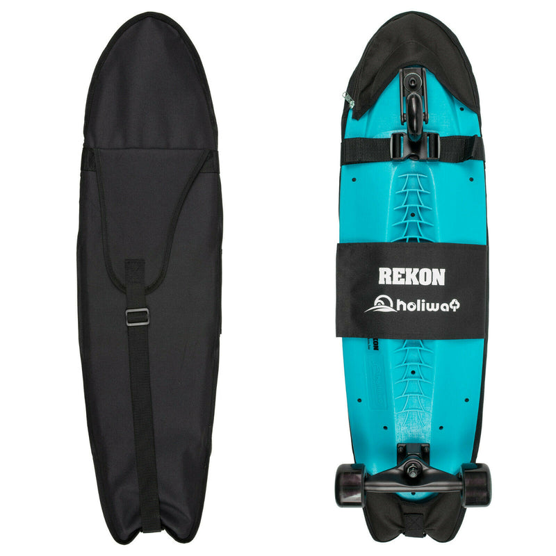 Rekon 36" x 9.5" Grip Top Surf Cruiser Skateboard with Carrying Bag