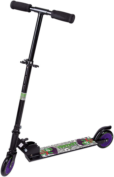 Traxart Foldable Kick Scooter for Boys and Girls (Monster)