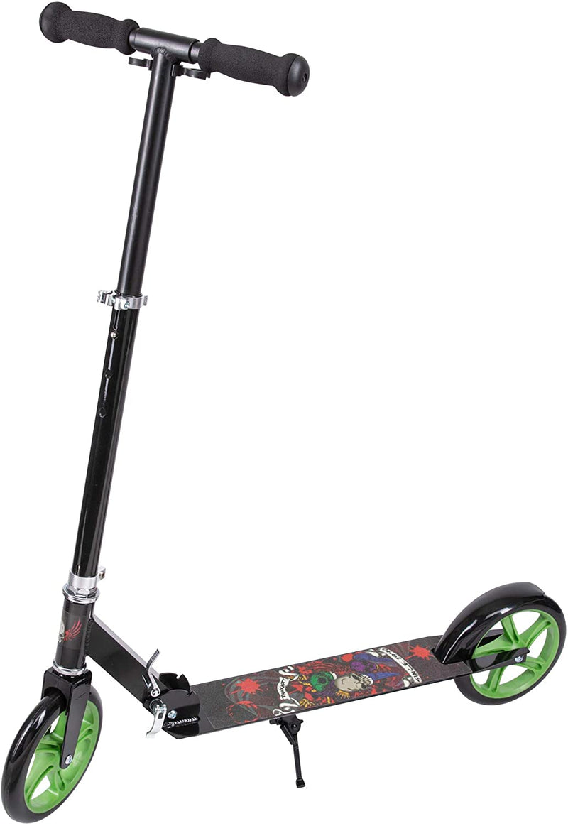 Traxart Foldable Kick Scooter for Boys and Girls (Skull)
