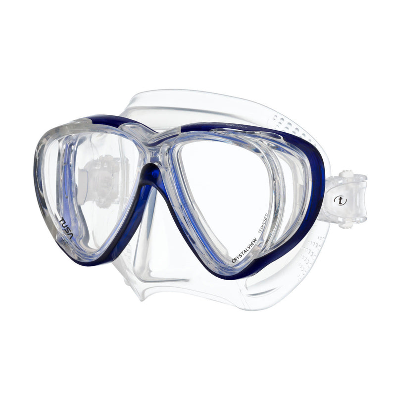 TUSA Freedom Quad Panoramic Scuba, Snorkel Mask with Side Windows