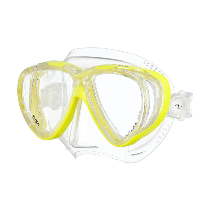 TUSA Freedom Quad Panoramic Scuba, Snorkel Mask with Side Windows