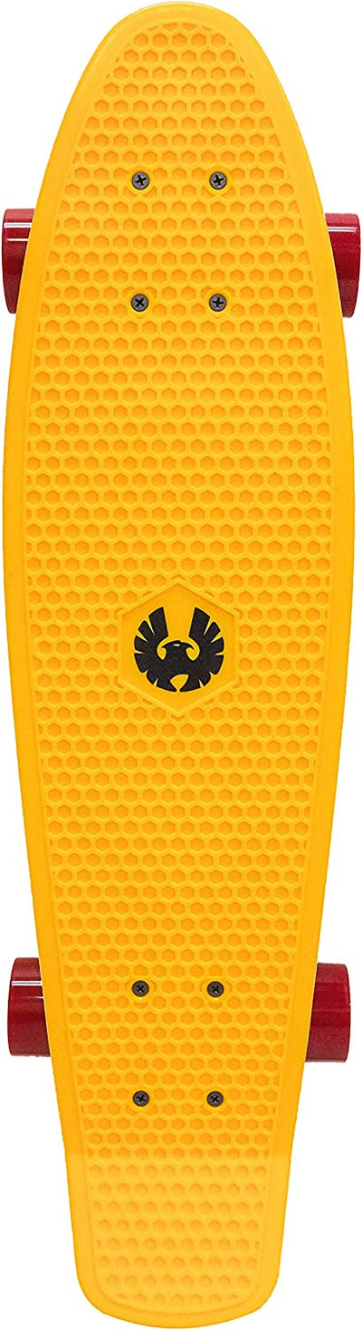 Rekon 28" The Long Ranger Yellow/Red Complete Cruiser Skateboard